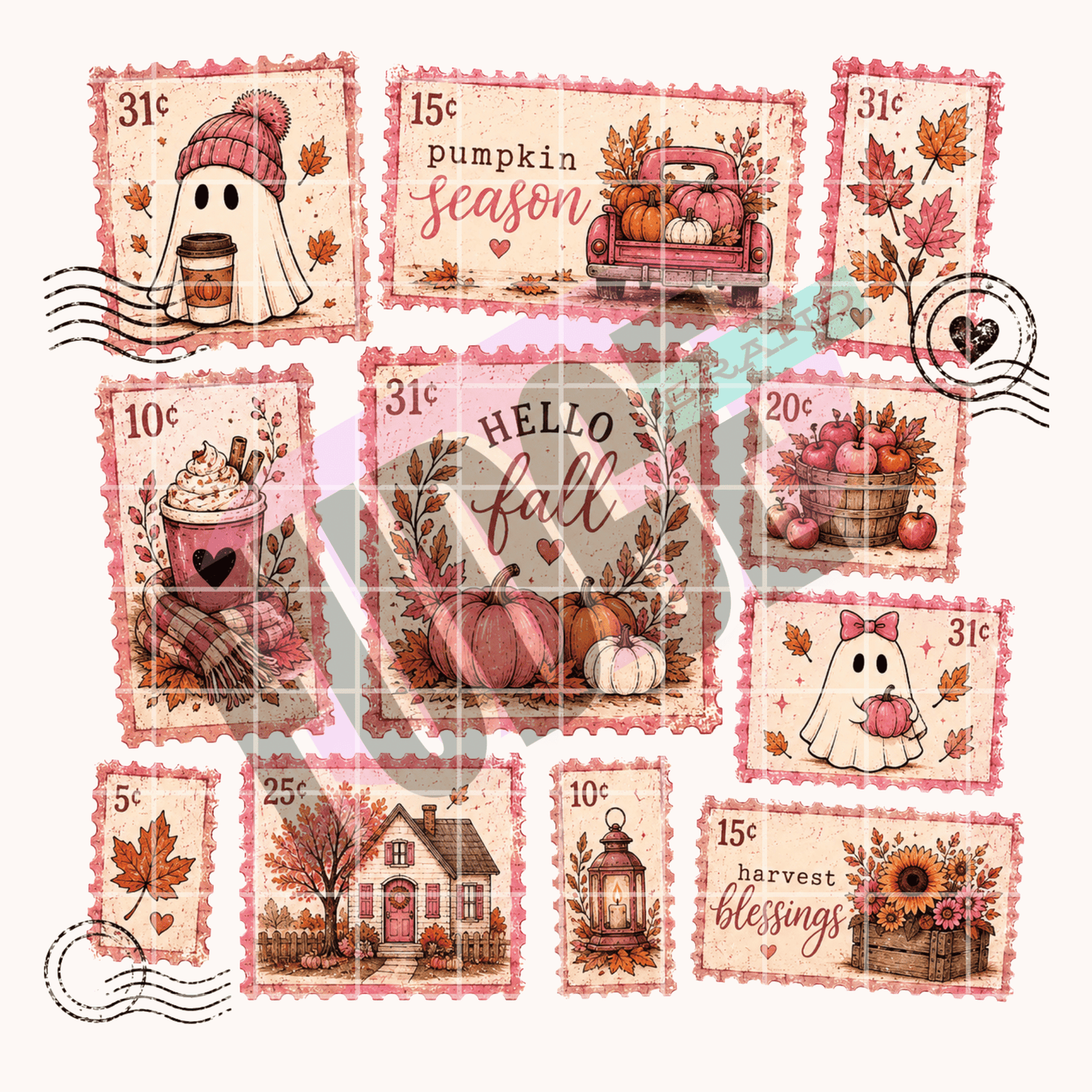 DTF Fall Stamps