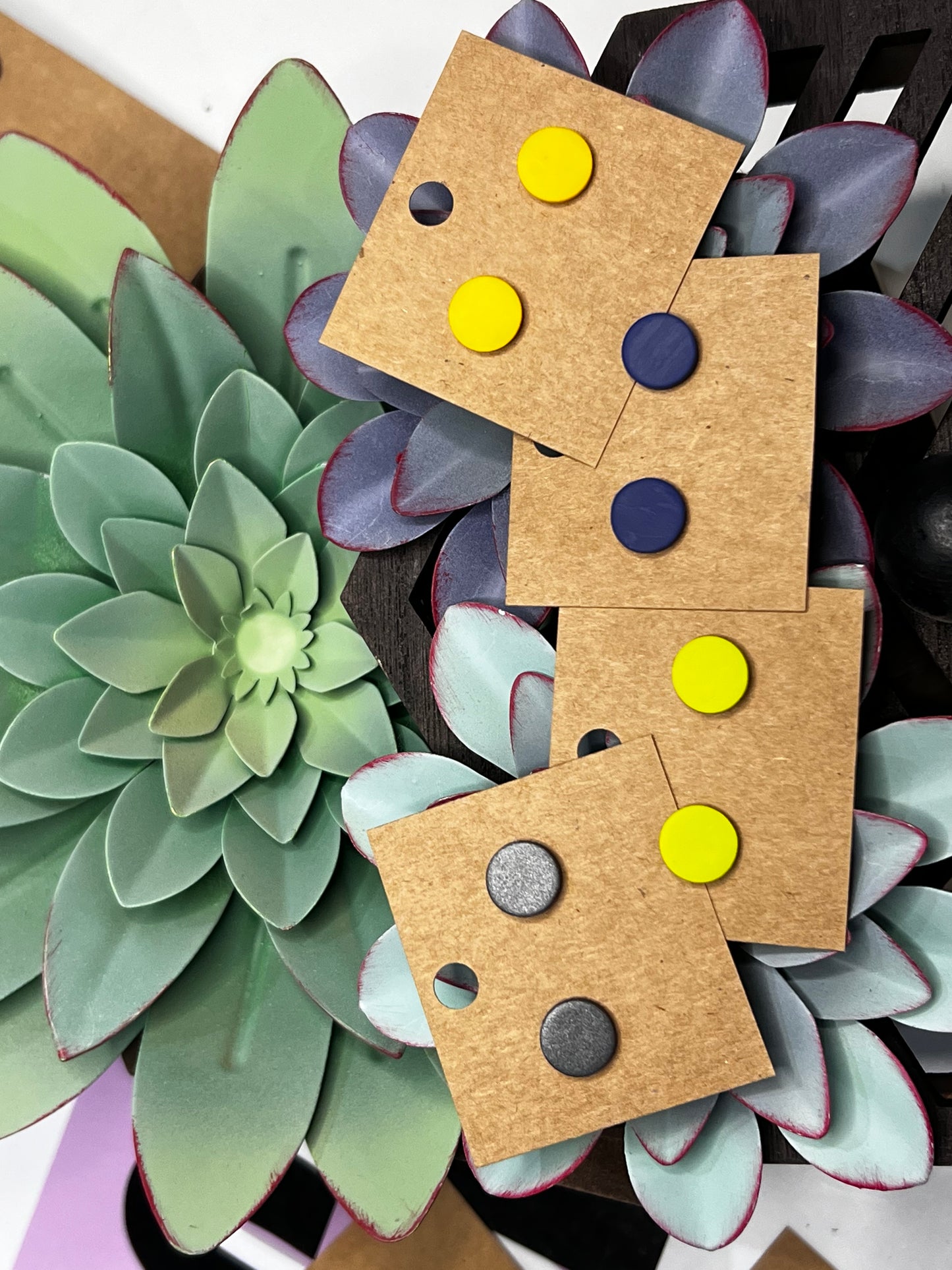Circle Clay Stud