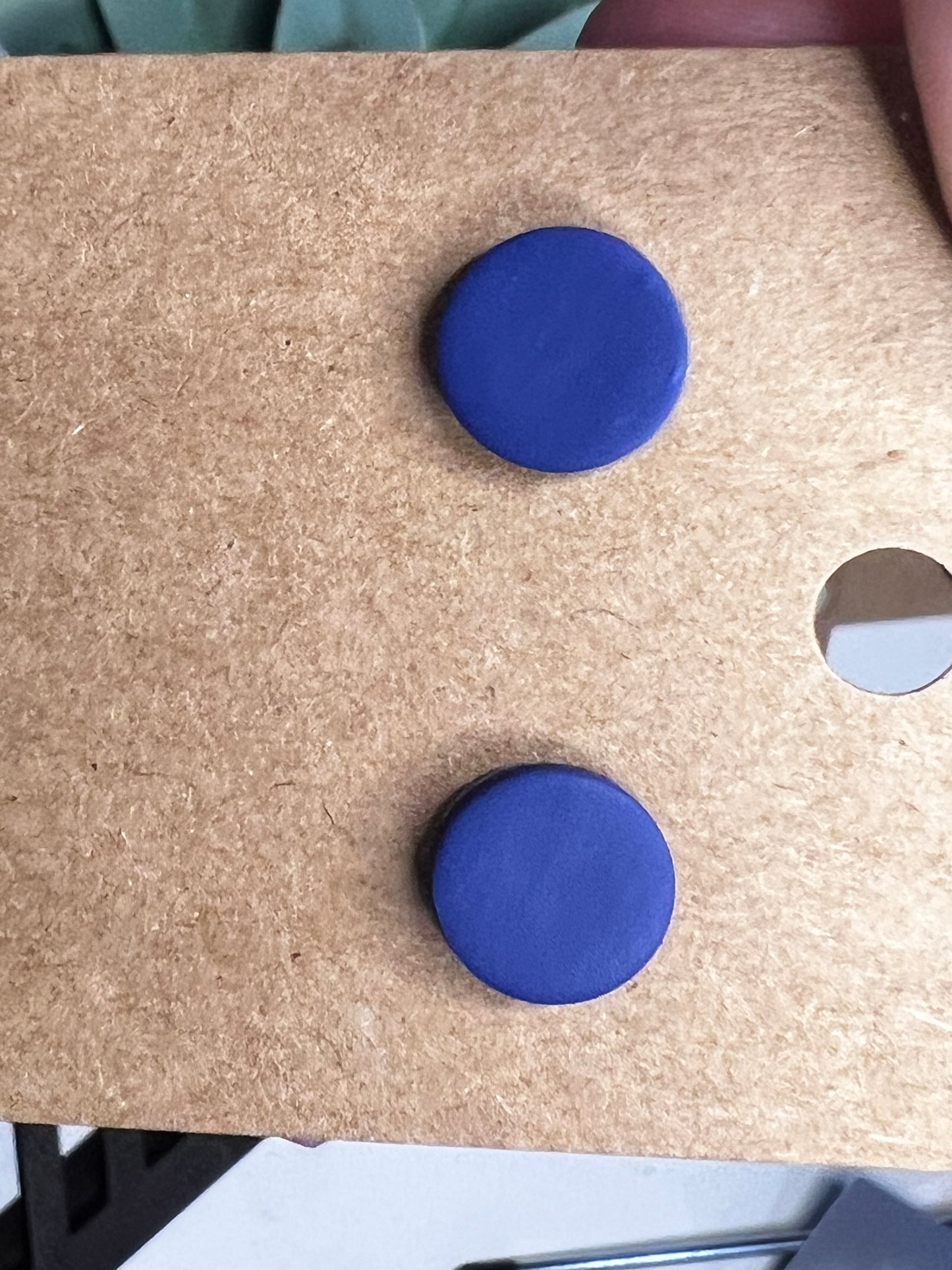 Circle Clay Stud