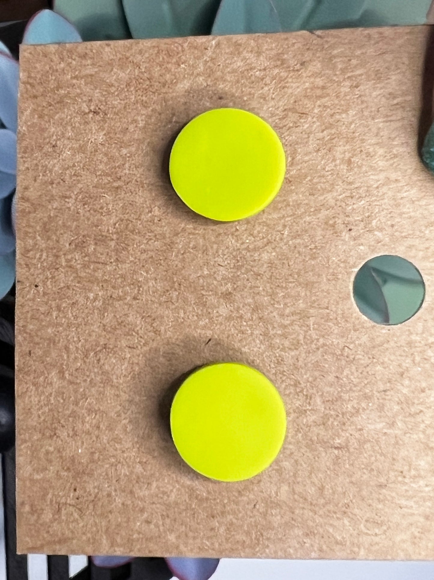 Circle Clay Stud