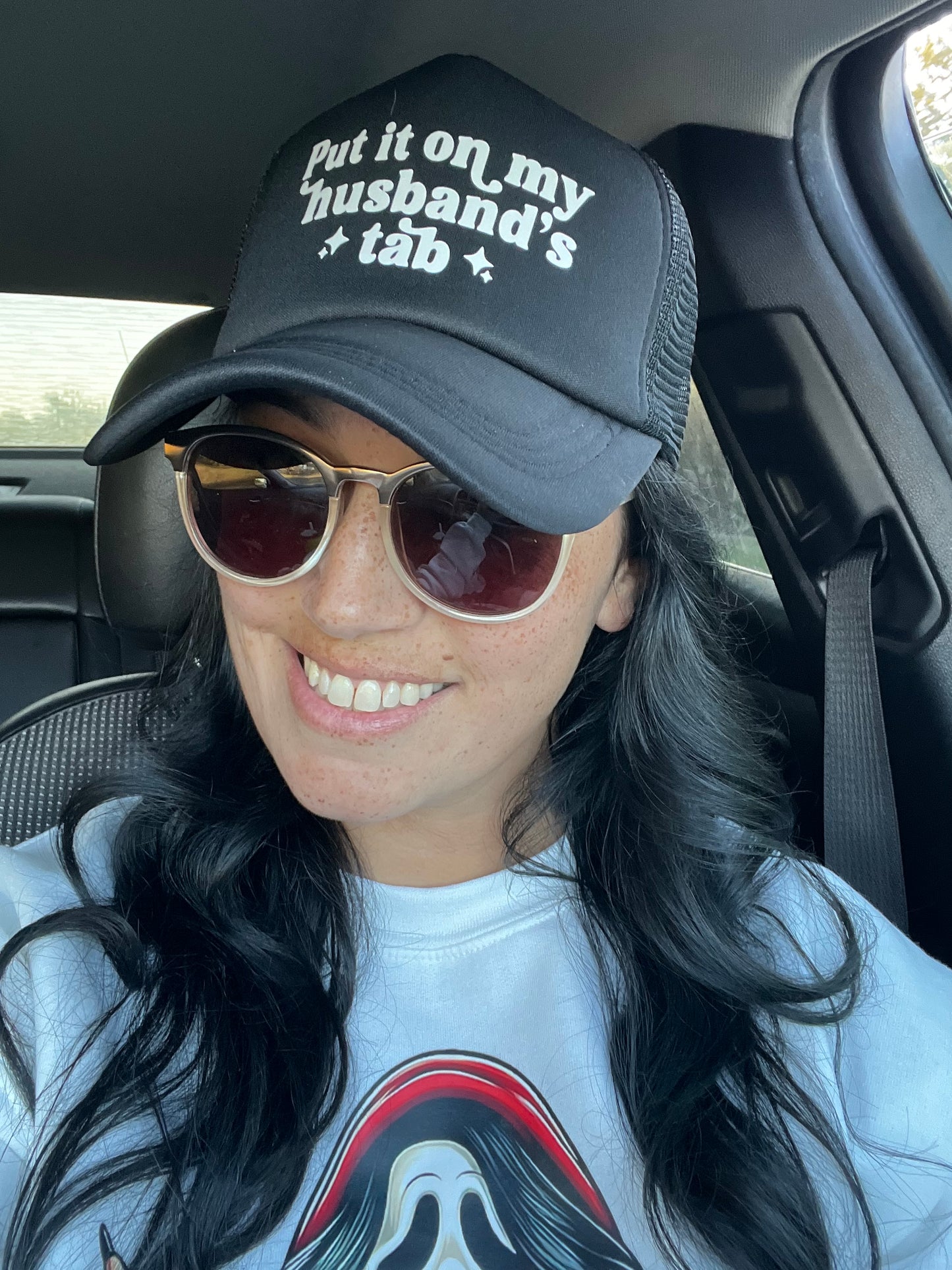 “Put it on my husband’s tab” hat