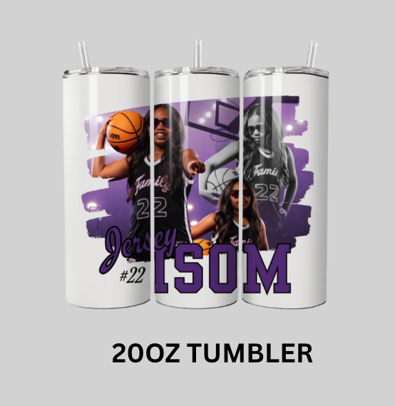 Custom Athlete/Senior Tumbler