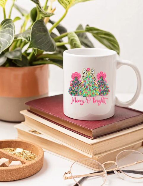 Merry & Bright 11oz Coffee Mug