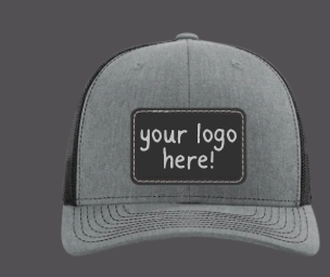 Provided Logo Leather Patch Hat