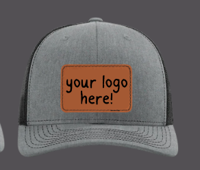 Provided Logo Leather Patch Hat