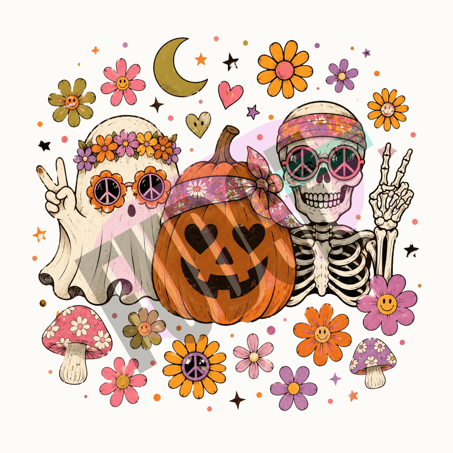 DTF Hippie Halloween