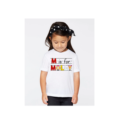 Personalized Back to School Name Shirt