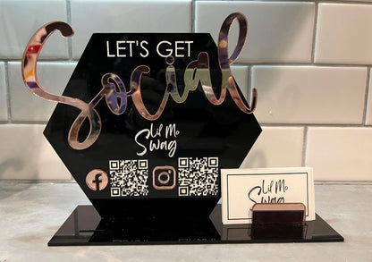 QR code payment stand