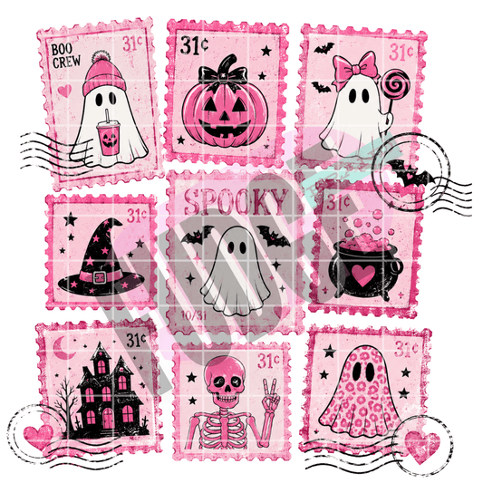 DTF Halloween Stamps