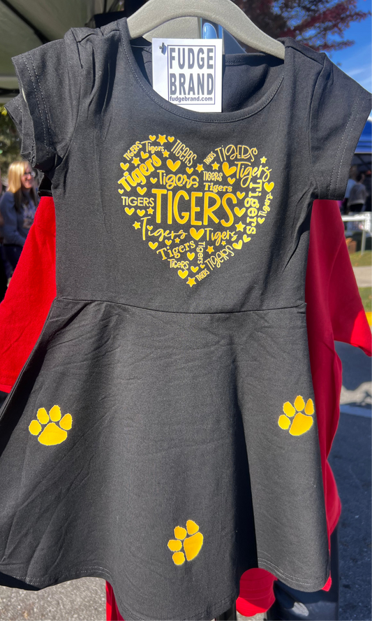 Toddler/youth Tigers dress