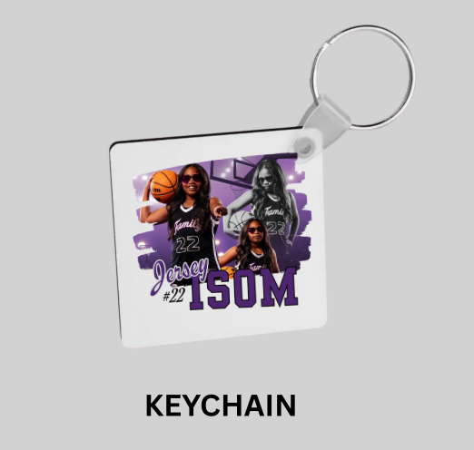 Custom Athlete/Senior Keychain